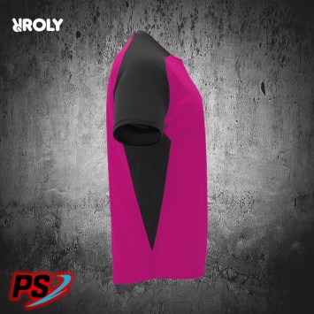 CAMISETA ROLY BUGATTI FUCSIA/NEGRO