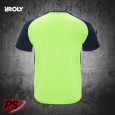 CAMISETA ROLY BUGATTI VERDE FLÚOR/AZUL MARINO
