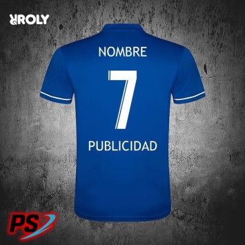 CAMISETA ROLY BUGATTI VERDE FLÚOR/AZUL MARINO