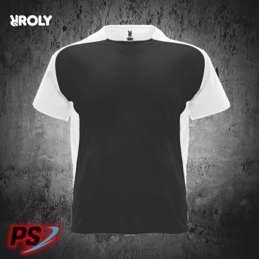 CAMISETA ROLY BUGATTI NEGRO/BLANCO