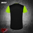 CAMISETA ROLY DETROIT VERDE FLÚOR/NEGRO