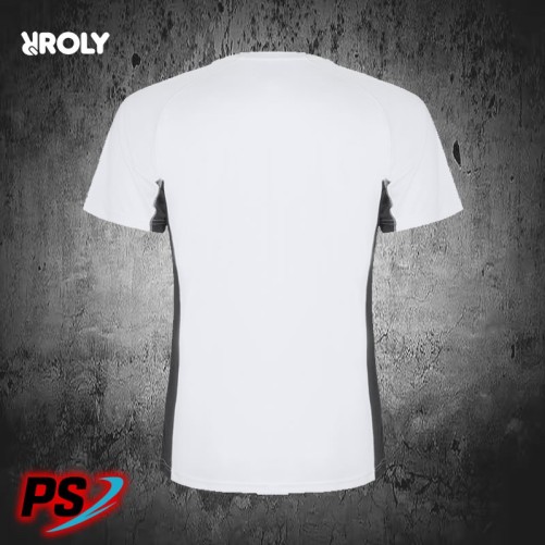 CAMISETA ROLY SHANGHAI BLANCO/PLOMO OSCURO