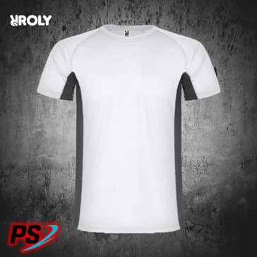 CAMISETA ROLY SHANGHAI BLANCO/PLOMO OSCURO