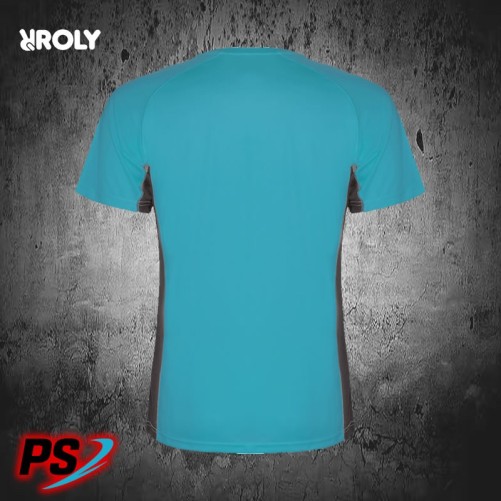 CAMISETA ROLY SHANGHAI TURQUESA/PLOMO OSCURO