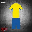 CONJUNTO ROLY BOCA AMARILLO/AZUL ROYAL