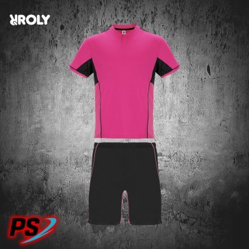 CONJUNTO ROLY BOCA FUCSIA/NEGRO