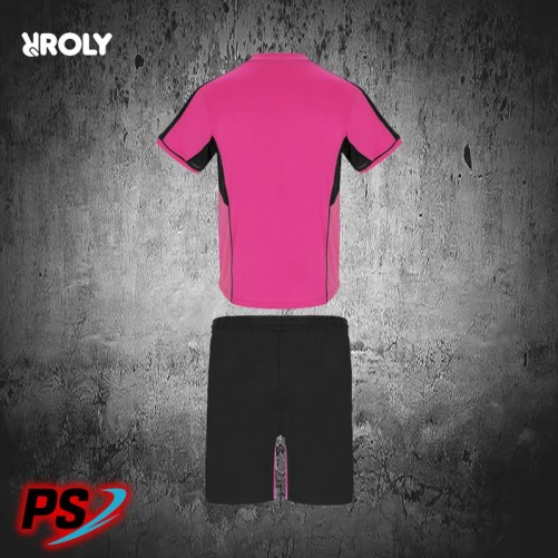 CONJUNTO ROLY BOCA FUCSIA/NEGRO