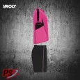 CONJUNTO ROLY BOCA FUCSIA/NEGRO