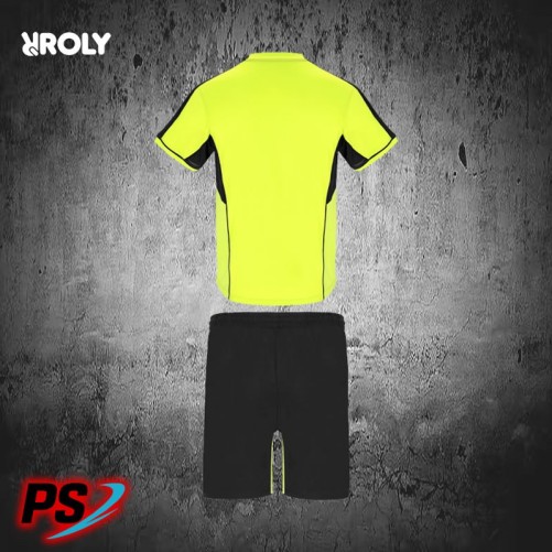 CONJUNTO ROLY BOCA AMARILLO FLÚOR/NEGRO