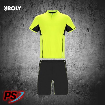 CONJUNTO ROLY BOCA AMARILLO FLÚOR/NEGRO