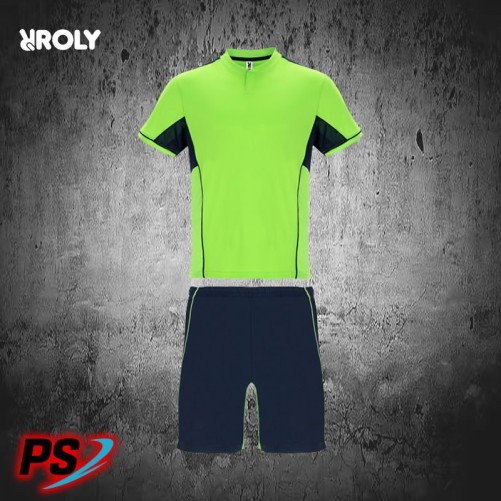 CONJUNTO ROLY BOCA VERDE FLÚOR/MARINO