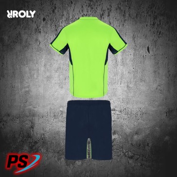 CONJUNTO ROLY BOCA VERDE FLÚOR/MARINO