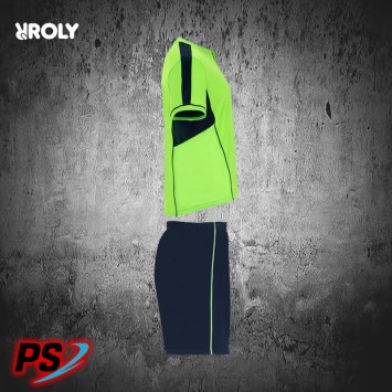 CONJUNTO ROLY BOCA VERDE FLÚOR/MARINO