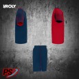 CONJUNTO 2 CAMISETAS Y PANTALÓN ROLY JUVE AZUL MARINO/ROJO