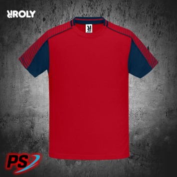 CONJUNTO 2 CAMISETAS Y PANTALÓN ROLY JUVE AZUL MARINO/ROJO