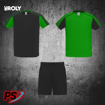 CONJUNTO 2 CAMISETAS Y PANTALÓN ROLY JUVE NEGRO/VERDE