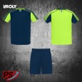 CONJUNTO 2 CAMISETAS Y PANTALÓN ROLY JUVE AZUL MARINO/VERDE FLÚOR