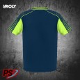 CONJUNTO 2 CAMISETAS Y PANTALÓN ROLY JUVE AZUL MARINO/VERDE FLÚOR