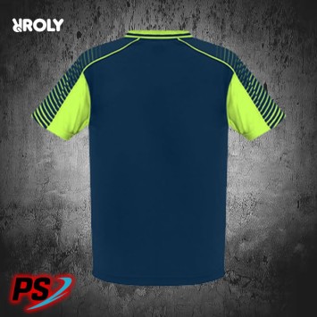 CONJUNTO 2 CAMISETAS Y PANTALÓN ROLY JUVE AZUL MARINO/VERDE FLÚOR