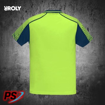 CONJUNTO 2 CAMISETAS Y PANTALÓN ROLY JUVE AZUL MARINO/VERDE FLÚOR