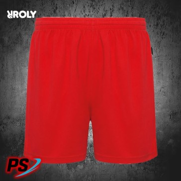 PANTALÓN CORTO ROLY PLAYER ROJO