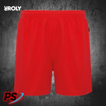 PANTALÓN CORTO ROLY PLAYER ROJO