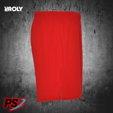 PANTALÓN CORTO ROLY PLAYER ROJO