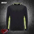 CAMISETA DE PORTERO ROLY PORTO NEGRO/AMARILLO FLÚOR