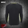 CAMISETA DE PORTERO ROLY PORTO NEGRO/AMARILLO FLÚOR