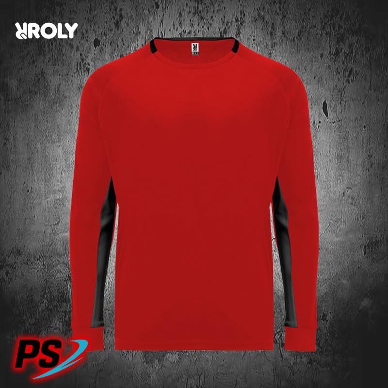 CAMISETA DE PORTERO ROLY PORTO ROJO/NEGRO