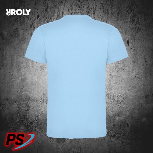 CAMISETA UNISEX Y NIÑ@ ROLY DOGO PREMIUM AZUL CELESTE