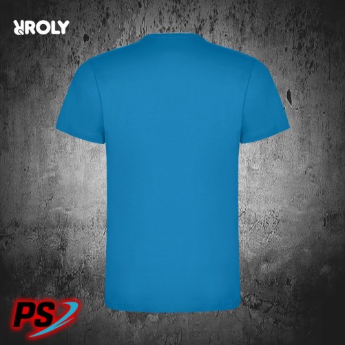 CAMISETA UNISEX Y NIÑ@ ROLY DOGO PREMIUM AZUL OCEANO