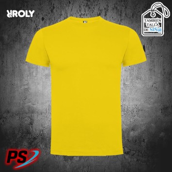 CAMISETA UNISEX Y NIÑ@ ROLY DOGO PREMIUM AMARILLO