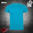 CAMISETA UNISEX Y NIÑ@ ROLY DOGO PREMIUM AZUL TURQUESA