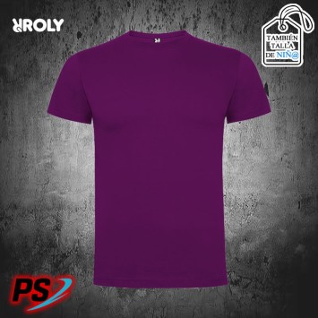 CAMISETA UNISEX Y NIÑ@ ROLY DOGO PREMIUM MORADO - PÚRPURA