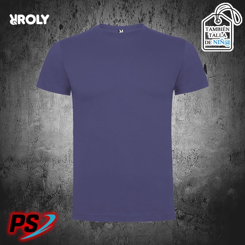 CAMISETA UNISEX Y NIÑ@ ROLY DOGO PREMIUM AZUL DENIM
