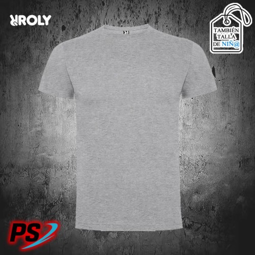 CAMISETA UNISEX Y NIÑ@ ROLY DOGO PREMIUM GRIS
