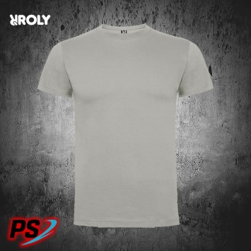 CAMISETA UNISEX ROLY DOGO PREMIUM GRIS PERLA
