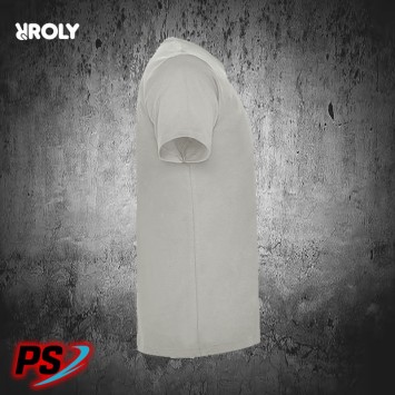 CAMISETA UNISEX ROLY DOGO PREMIUM GRIS PERLA