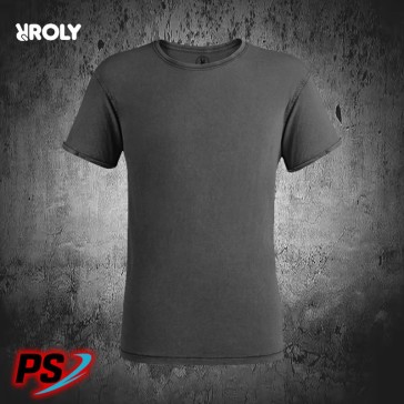 CAMISETA HOMBRE ROLY HUSKY NEGRO