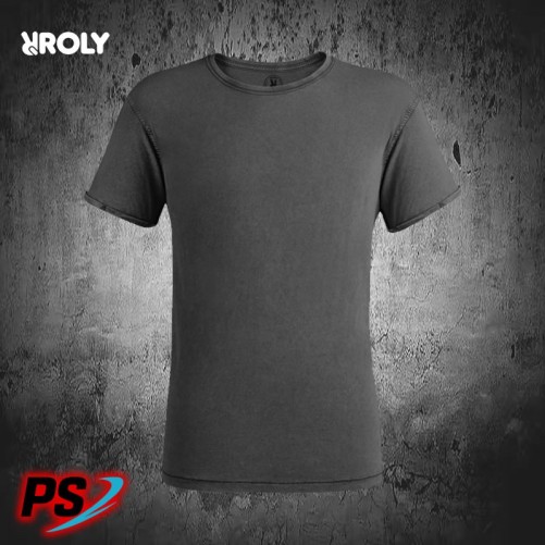 CAMISETA HOMBRE ROLY HUSKY NEGRO