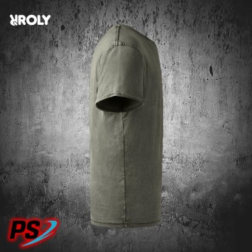 CAMISETA HOMBRE ROLY HUSKY VERDE MILITAR