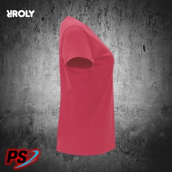 CAMISETA ROLY CAPRI ROJO CRISANTEMO