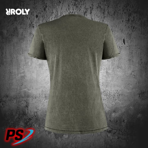 CAMISETA ROLY HUSKY WOMAN  VERDE MILITAR OSCURO