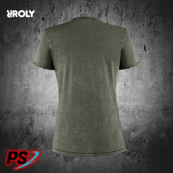 CAMISETA ROLY HUSKY WOMAN  VERDE MILITAR OSCURO