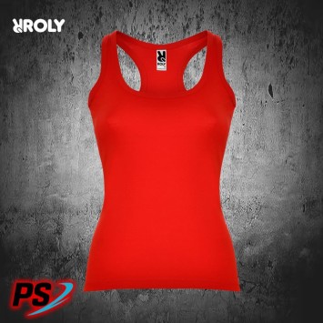 CAMISETA TIRANTES ROLY CAROLINA ROJO