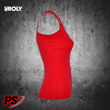 CAMISETA TIRANTES ROLY CAROLINA ROJO