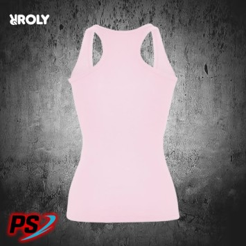 CAMISETA TIRANTES ROLY CAROLINA ROSA CLARO