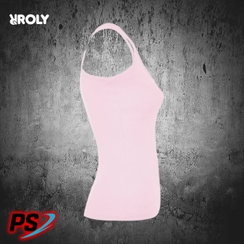 CAMISETA TIRANTES ROLY CAROLINA ROSA CLARO