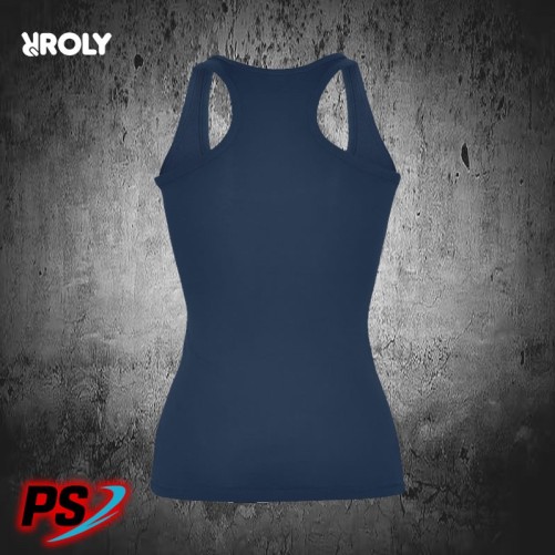 CAMISETA TIRANTES ROLY CAROLINA AZUL MARINO